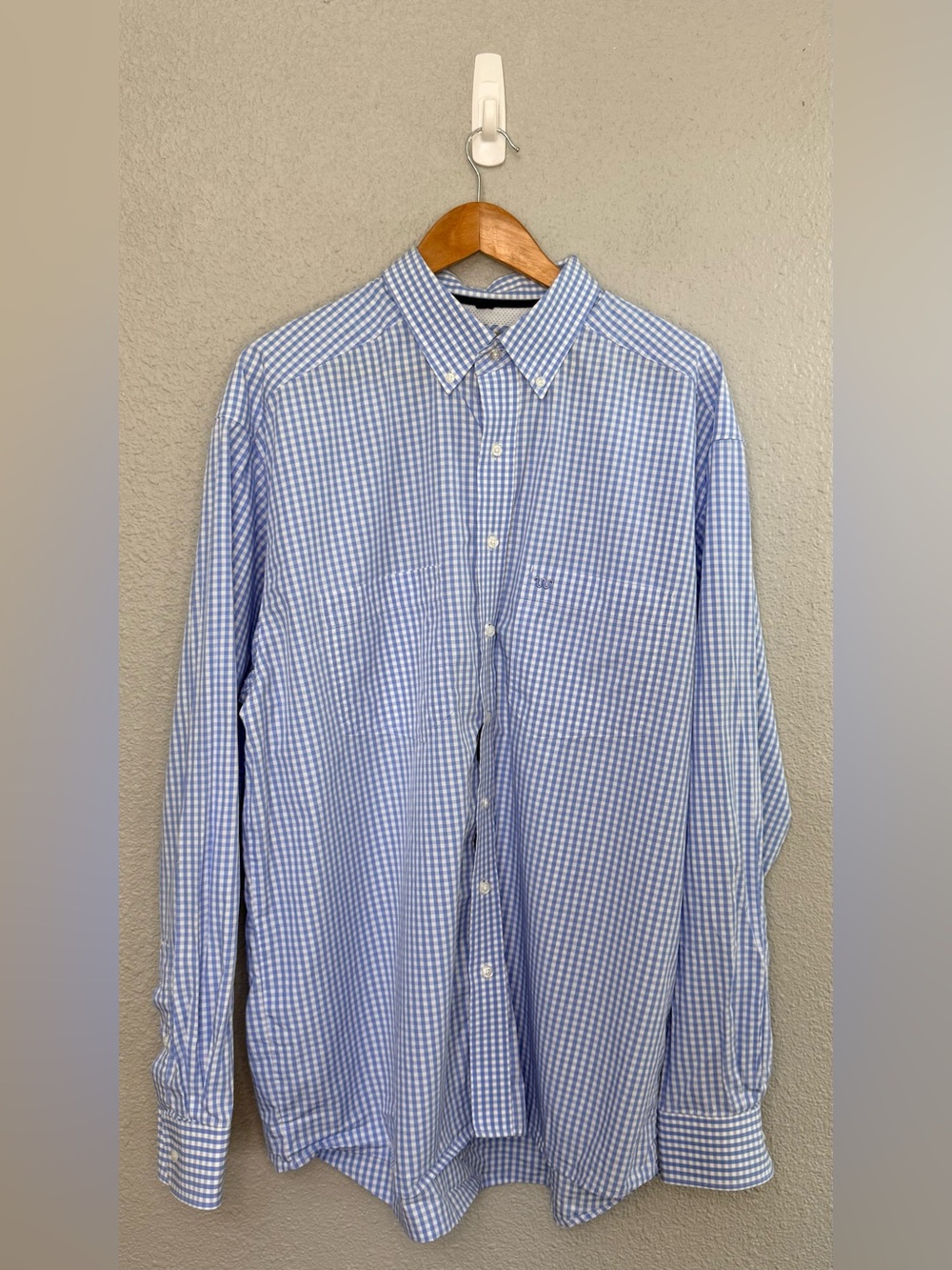 King Ranch | Main House Button Down Shirt | Mini Gingham | Size XL